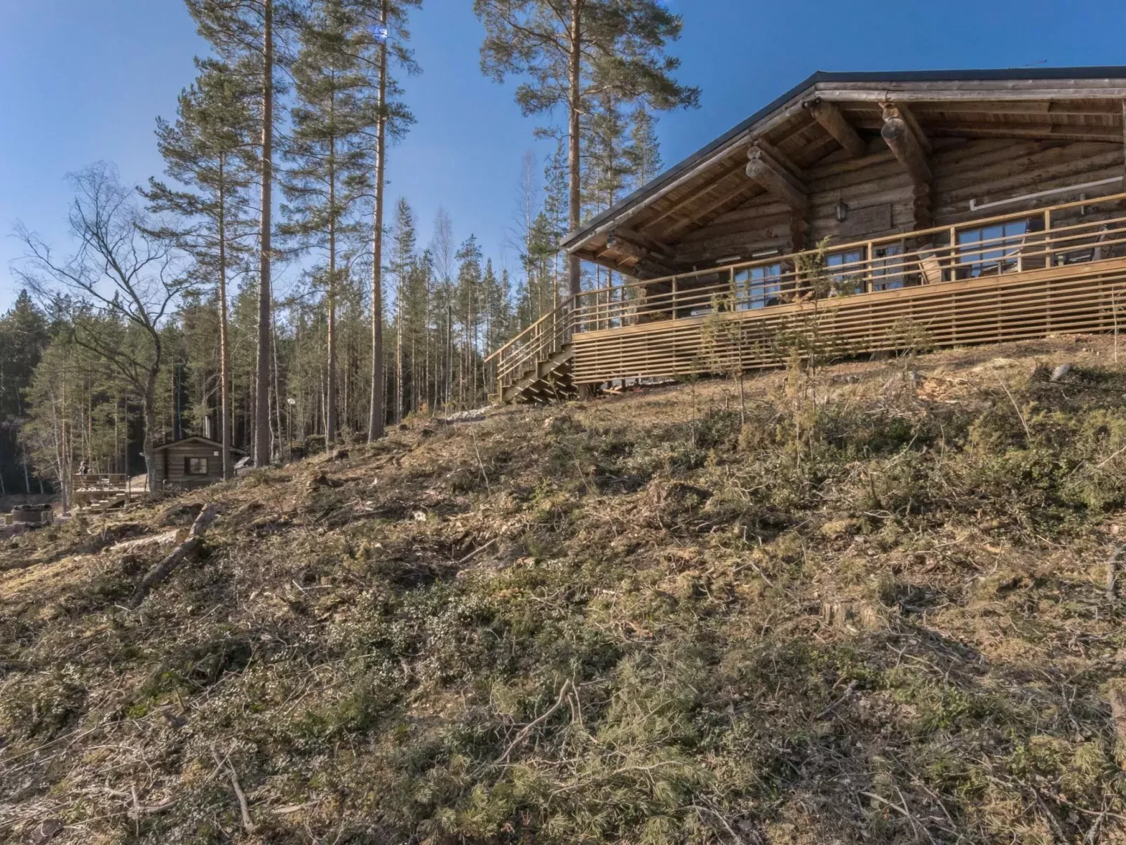 Villa moose-Buiten