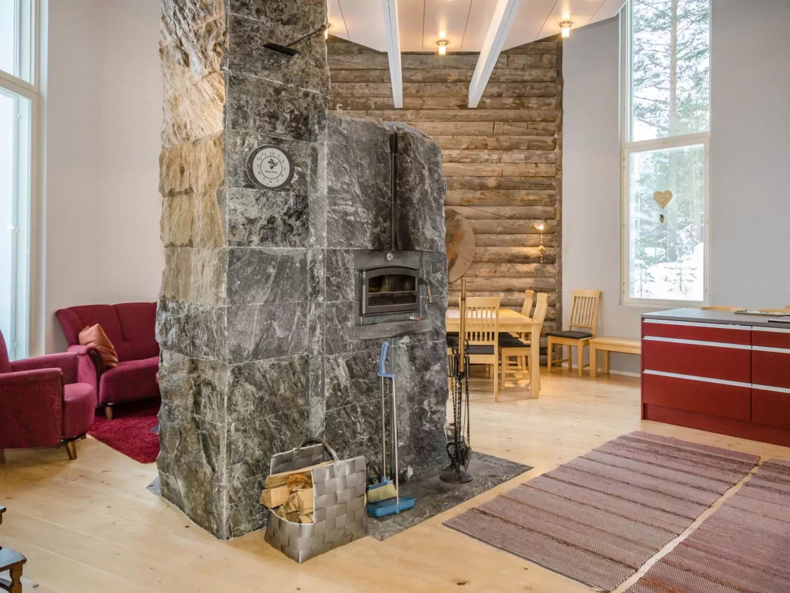Huvila lomaonni (villa concrete kelo)-Binnen