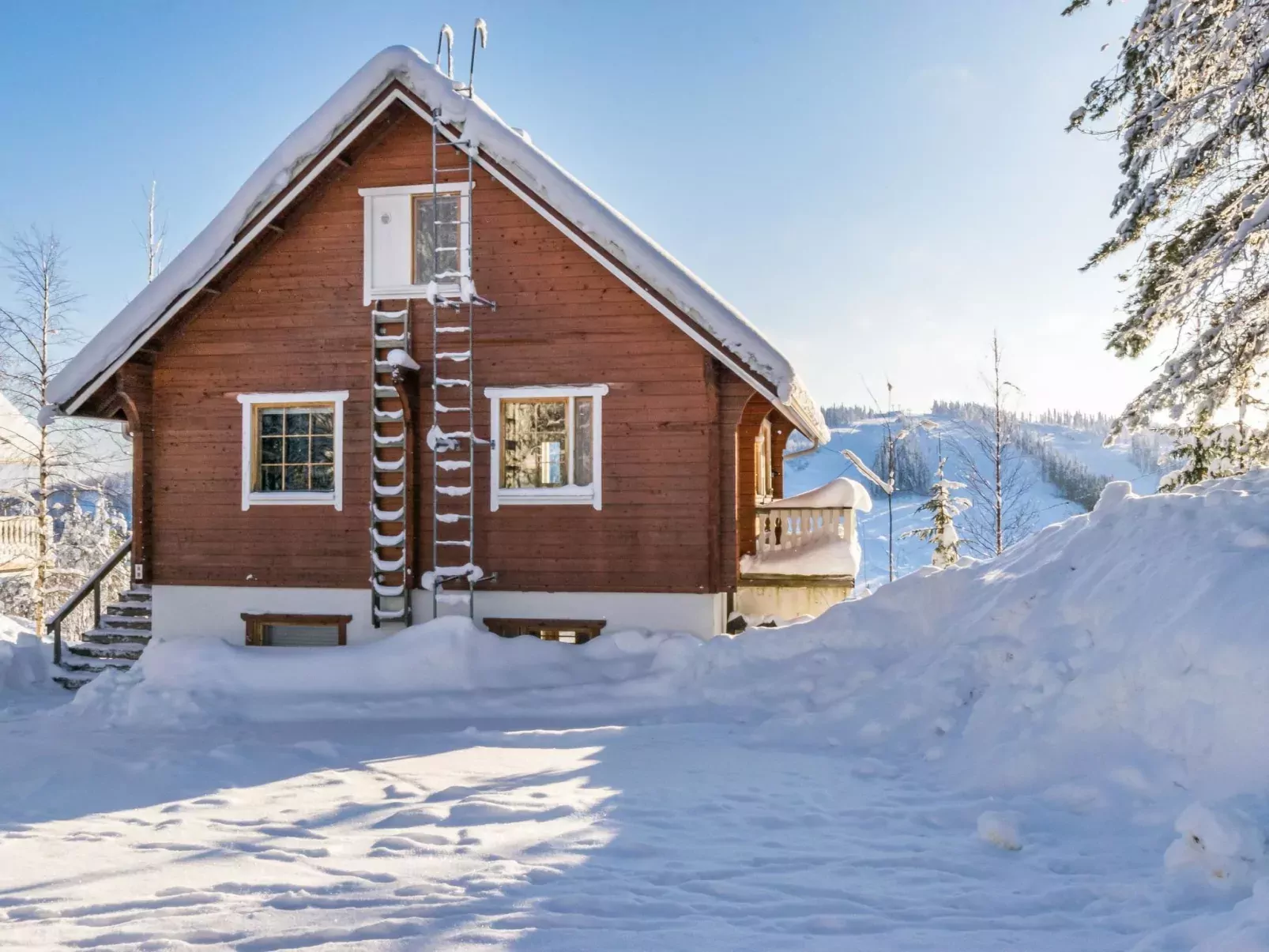 Alppikylä 1a paritalo-Buiten