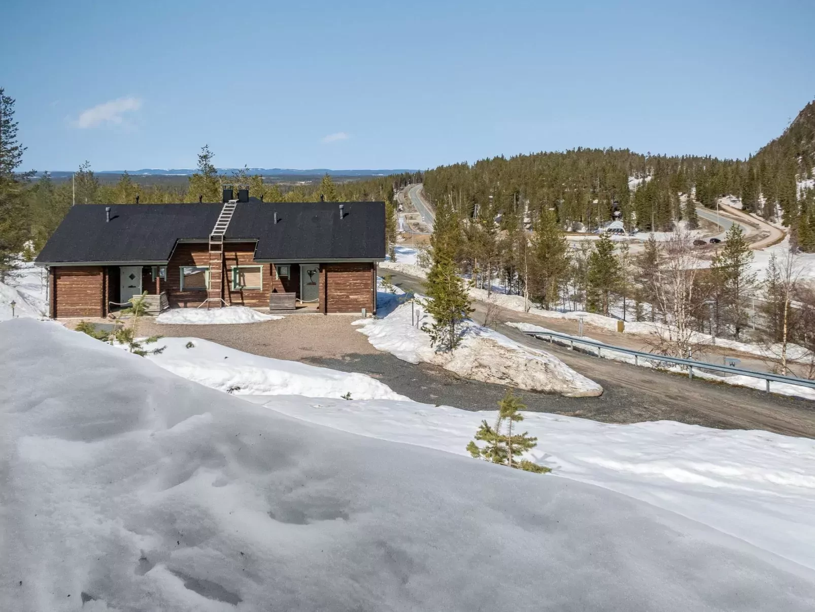 Rukan komia chalet-Buiten