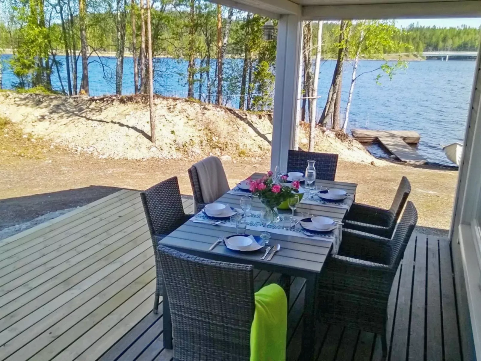 Hot pool cottage laurinranta-Buiten
