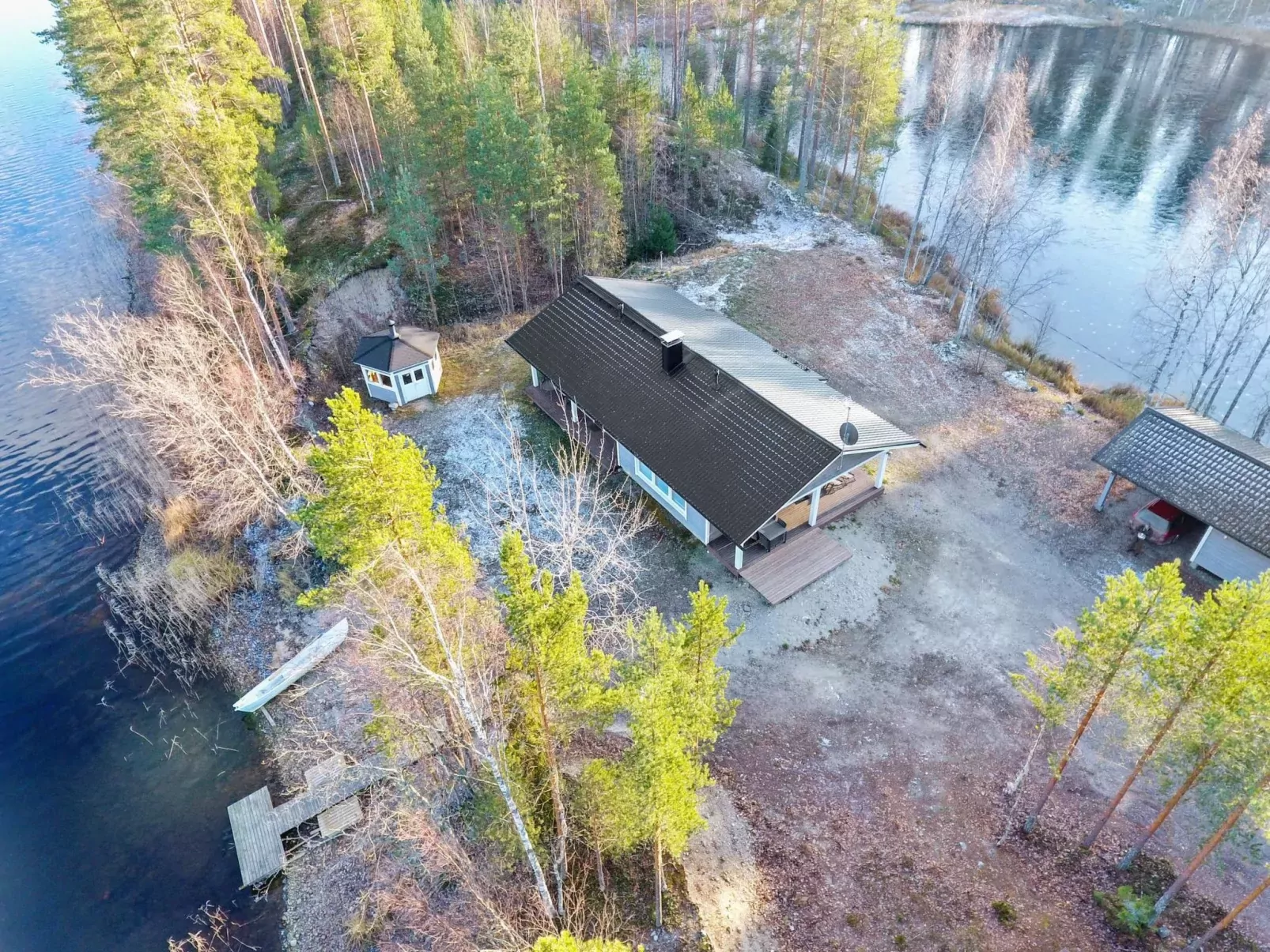 Hot pool cottage laurinranta-Buiten