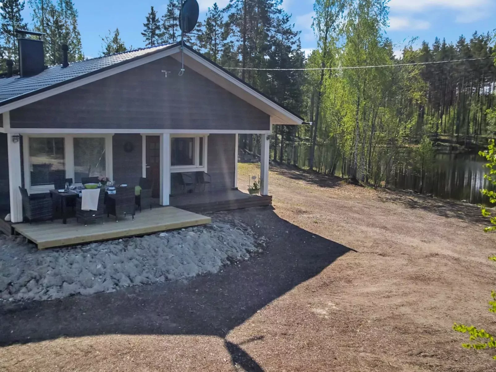 Hot pool cottage laurinranta-Buiten