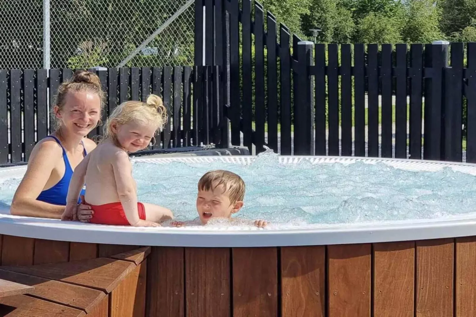 Aarhushytte 4+2 senge-Sauna