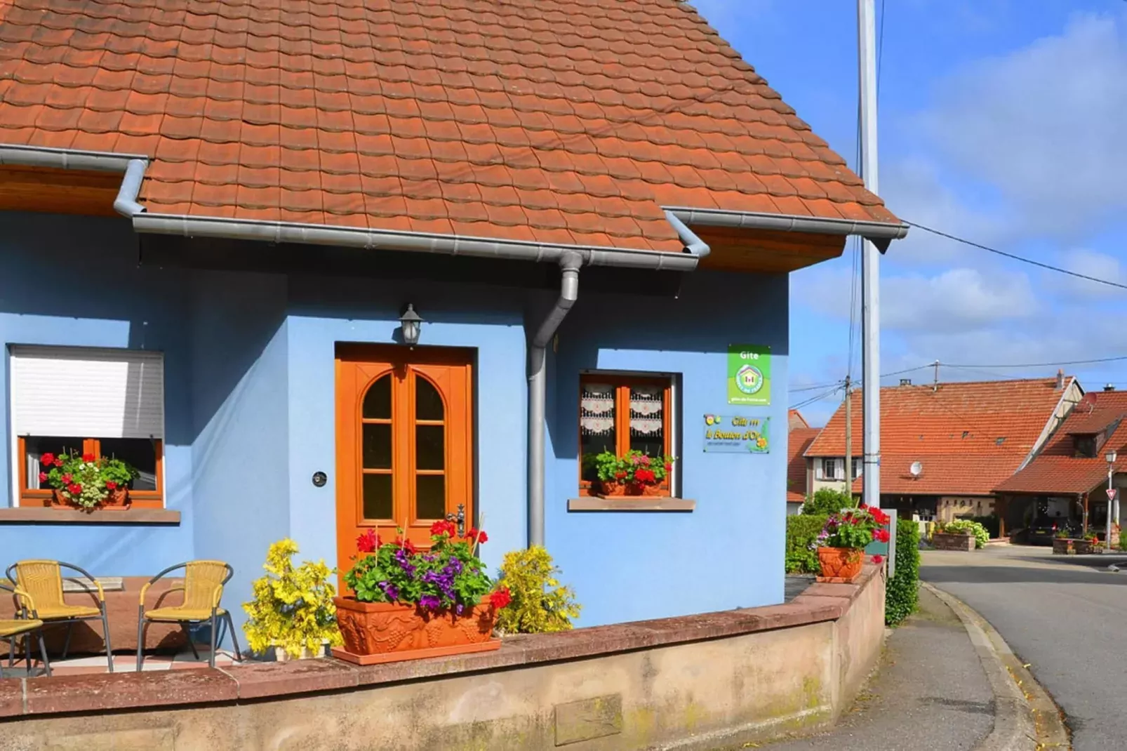 Semi-detached house Hinsbourg-Buitenkant zomer
