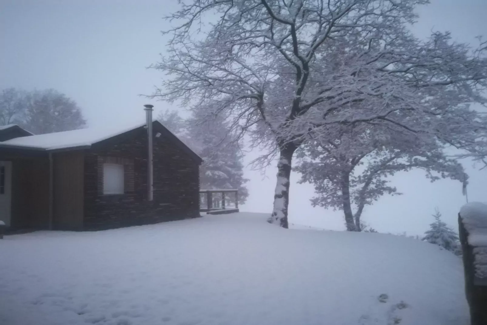 Le Chalet du Coteau-Gebied winter 1km