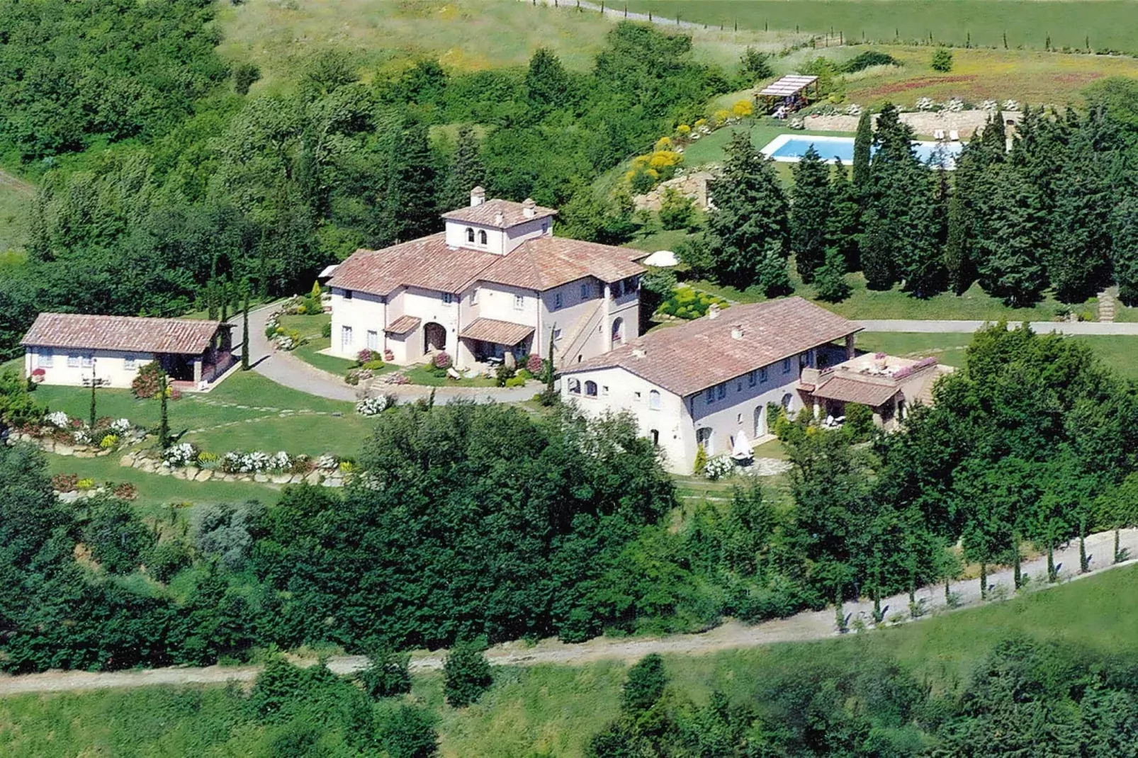 Ferienanlage Borgo della Meliana Gambassi Terme Typ Trilo-Uitzicht