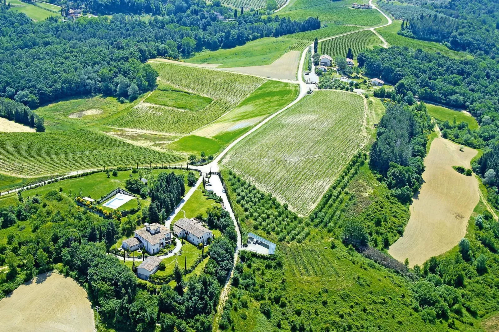 Ferienanlage Borgo della Meliana Gambassi Terme Typ Trilo Lux-Uitzicht