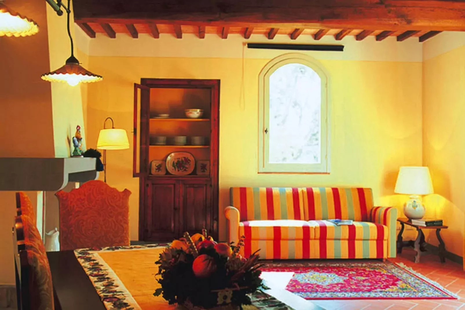 Ferienanlage Borgo della Meliana Gambassi Terme Typ House-Woonkamer