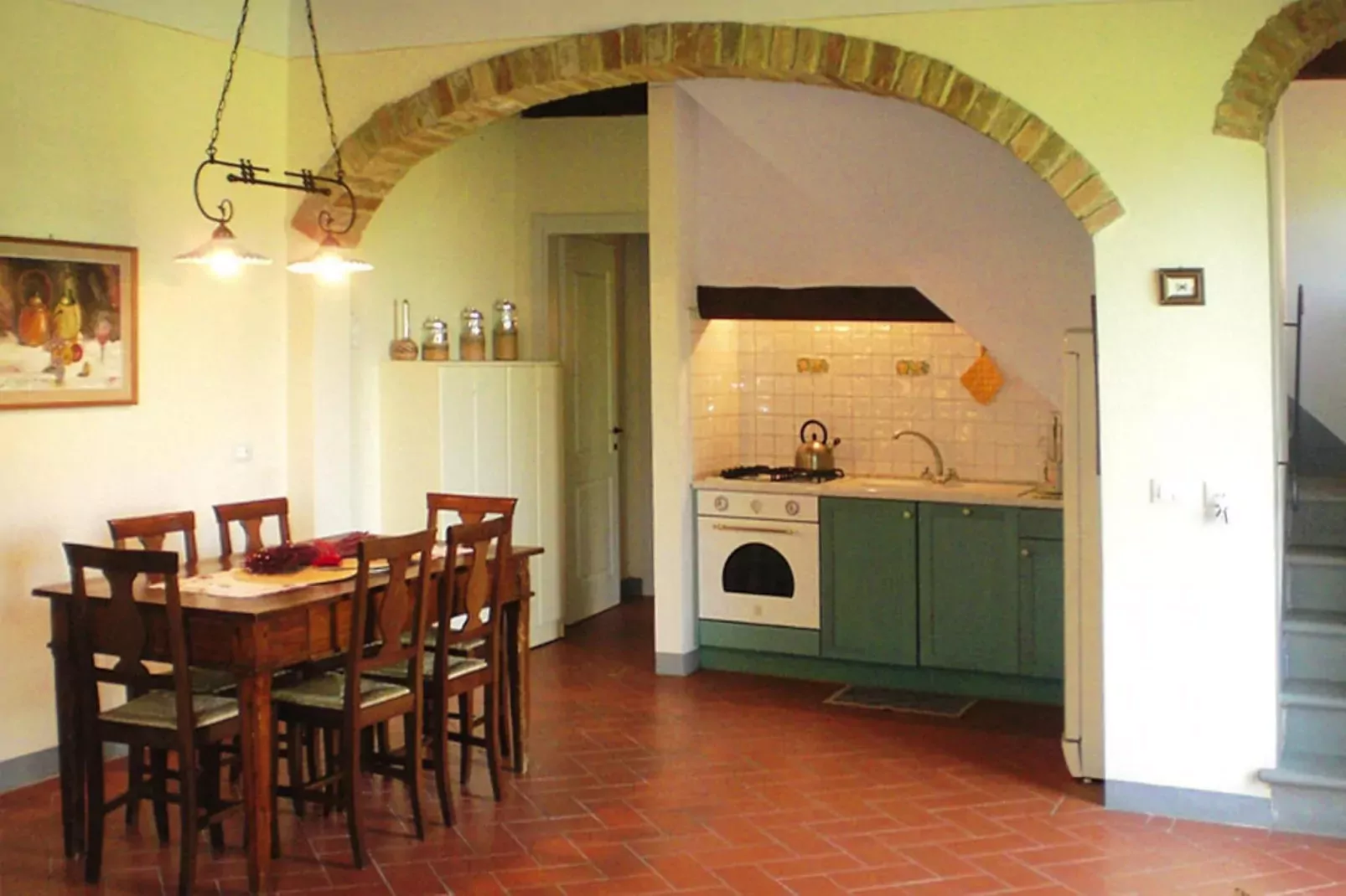 Ferienanlage Borgo della Meliana Gambassi Terme Typ House-Eetkamer