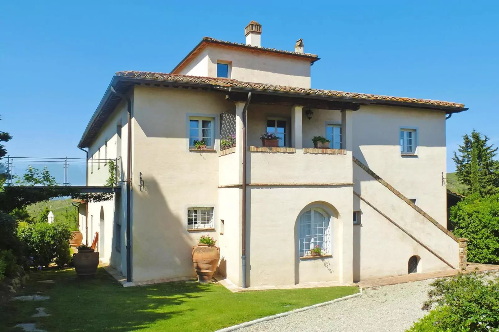 Ferienanlage Borgo della Meliana Gambassi Terme Typ Cottage Pool-Buitenkant zomer