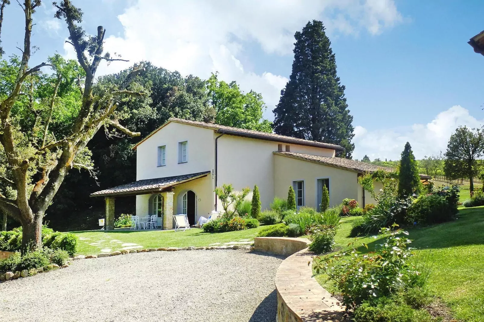 Ferienanlage Borgo della Meliana Gambassi Terme Typ Cottage Pool-Buitenkant zomer