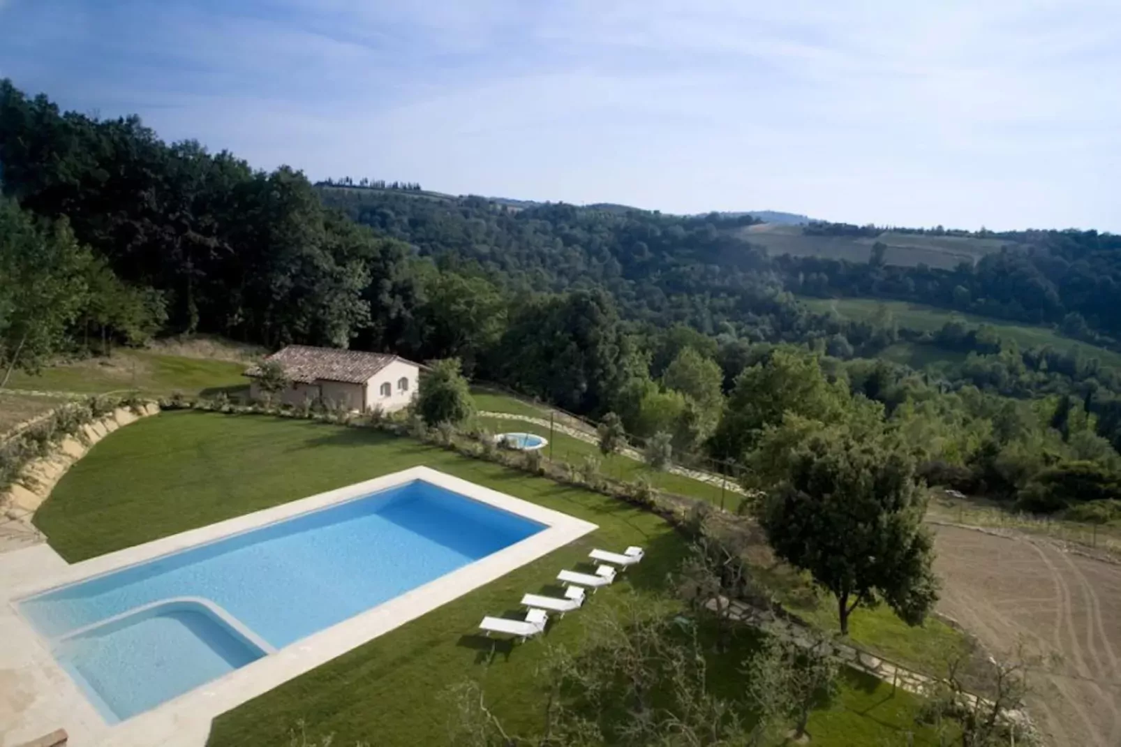 Ferienanlage Borgo della Meliana Gambassi Terme Typ Cottage Pool-Gebieden zomer 5km