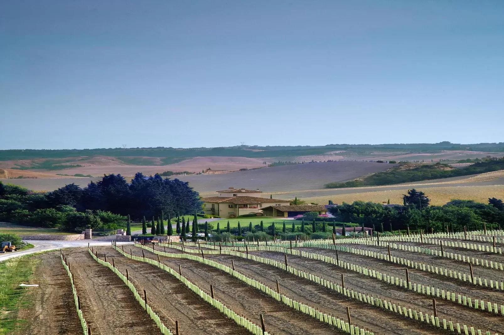 Ferienanlage Borgo della Meliana Gambassi Terme Typ Villa S Adele-Uitzicht zomer