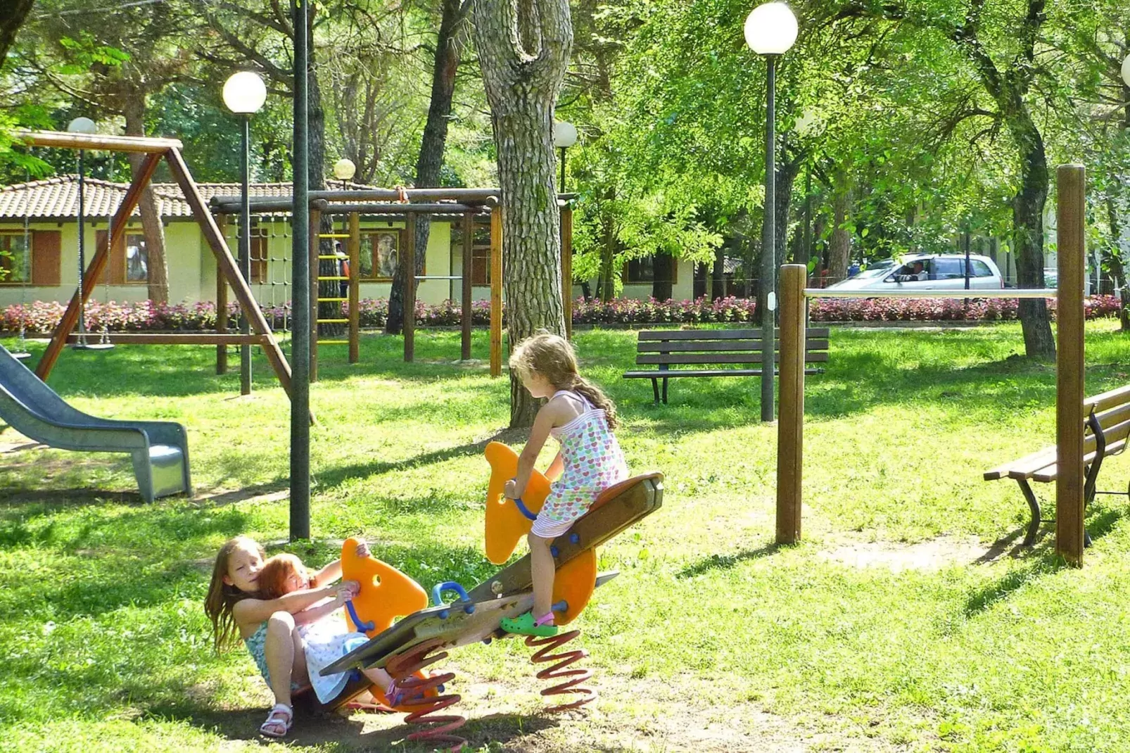 Mobile Homes Belvedere Grado-Green Holiday 4pax-Tuinen zomer