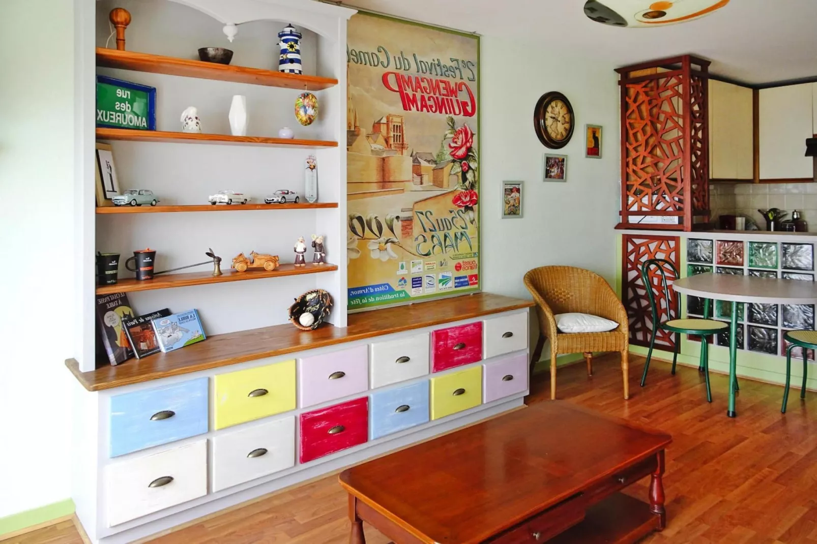 Holiday flat St Quay-Portrieux-Woonkamer
