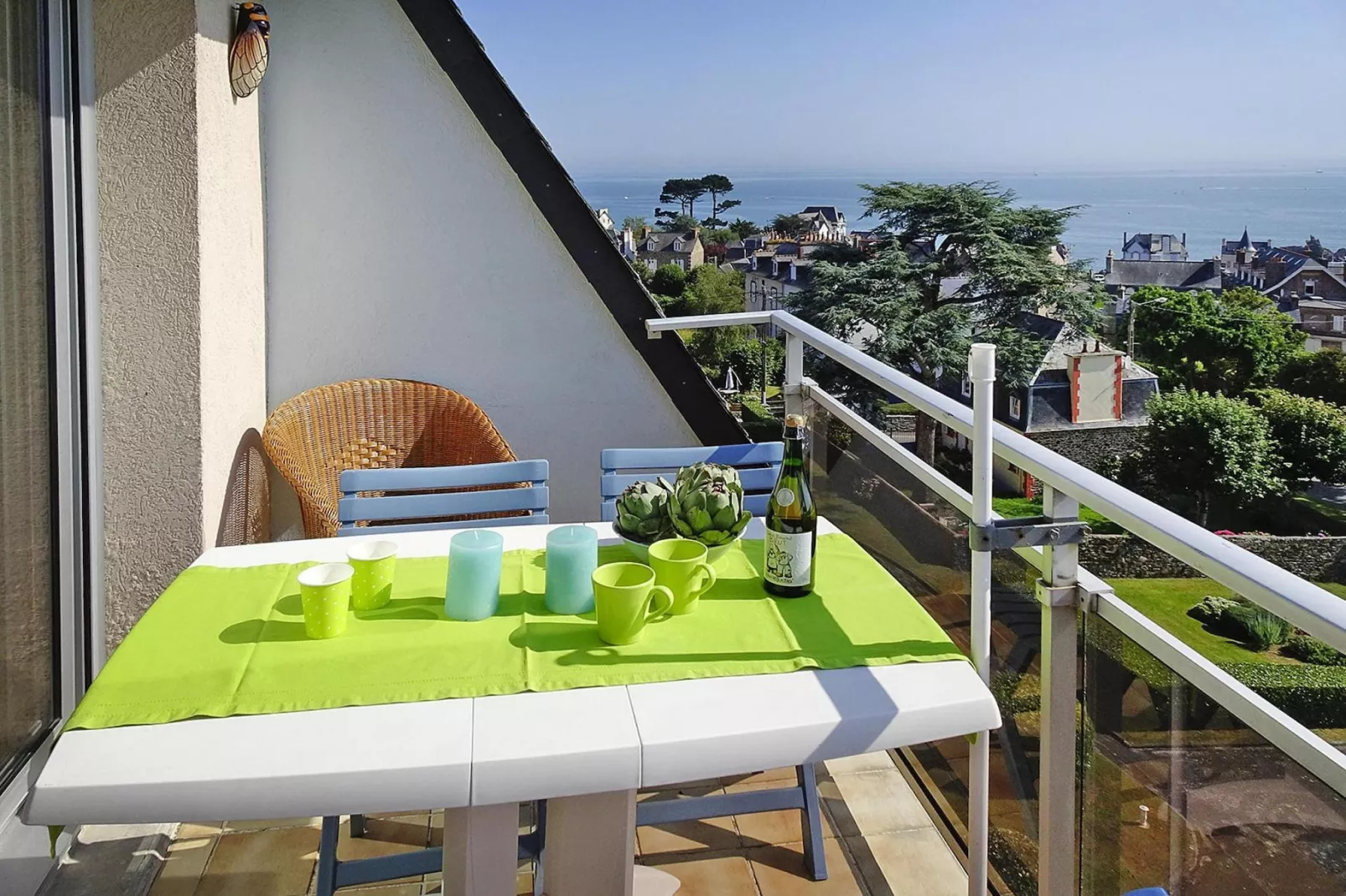 Holiday flat St Quay-Portrieux-Terrasbalkon