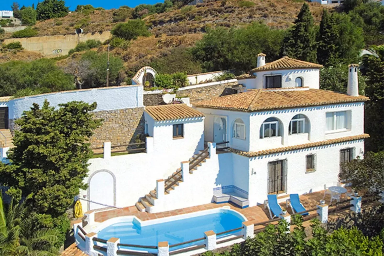 Villa Torre, Salobreña-Casa Torre-Buitenkant zomer