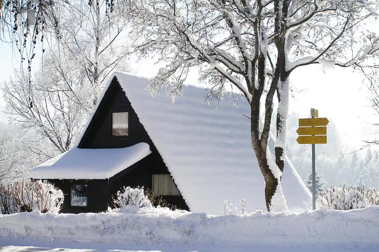 Holiday village Vorauf, Siegsdorf-Typ B, Ferienhaus Typ Oslo, 81 qm-Exterieur winter