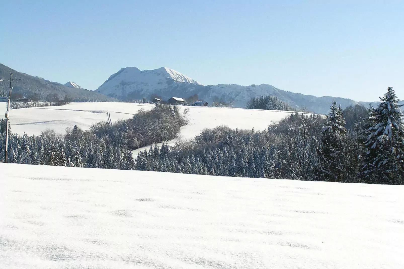 Holiday village Vorauf, Siegsdorf-Typ B, Ferienhaus Typ Oslo, 81 qm-Gebied winter 1km