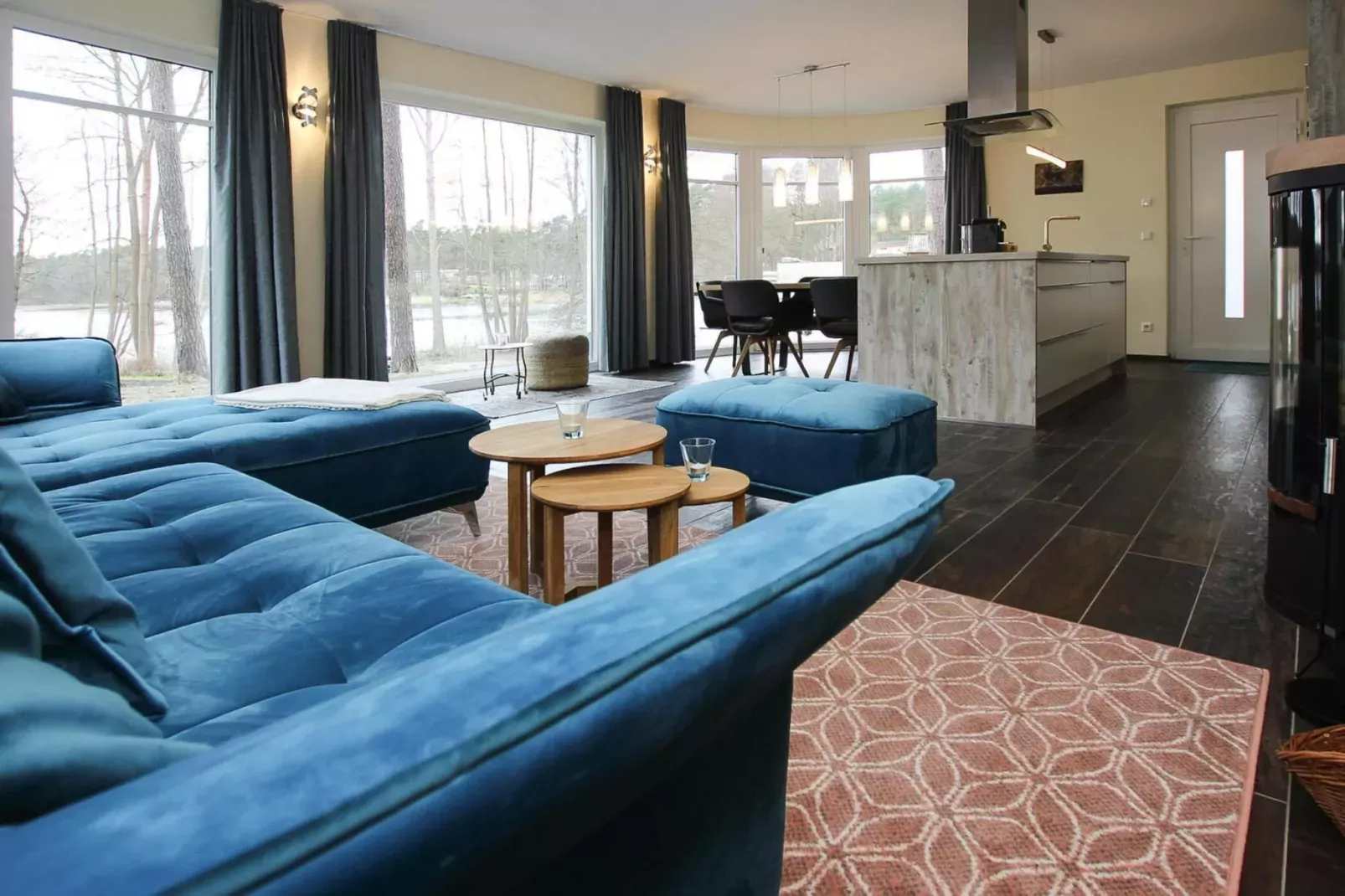 Villa Seeblick 146 qm-Woonkamer