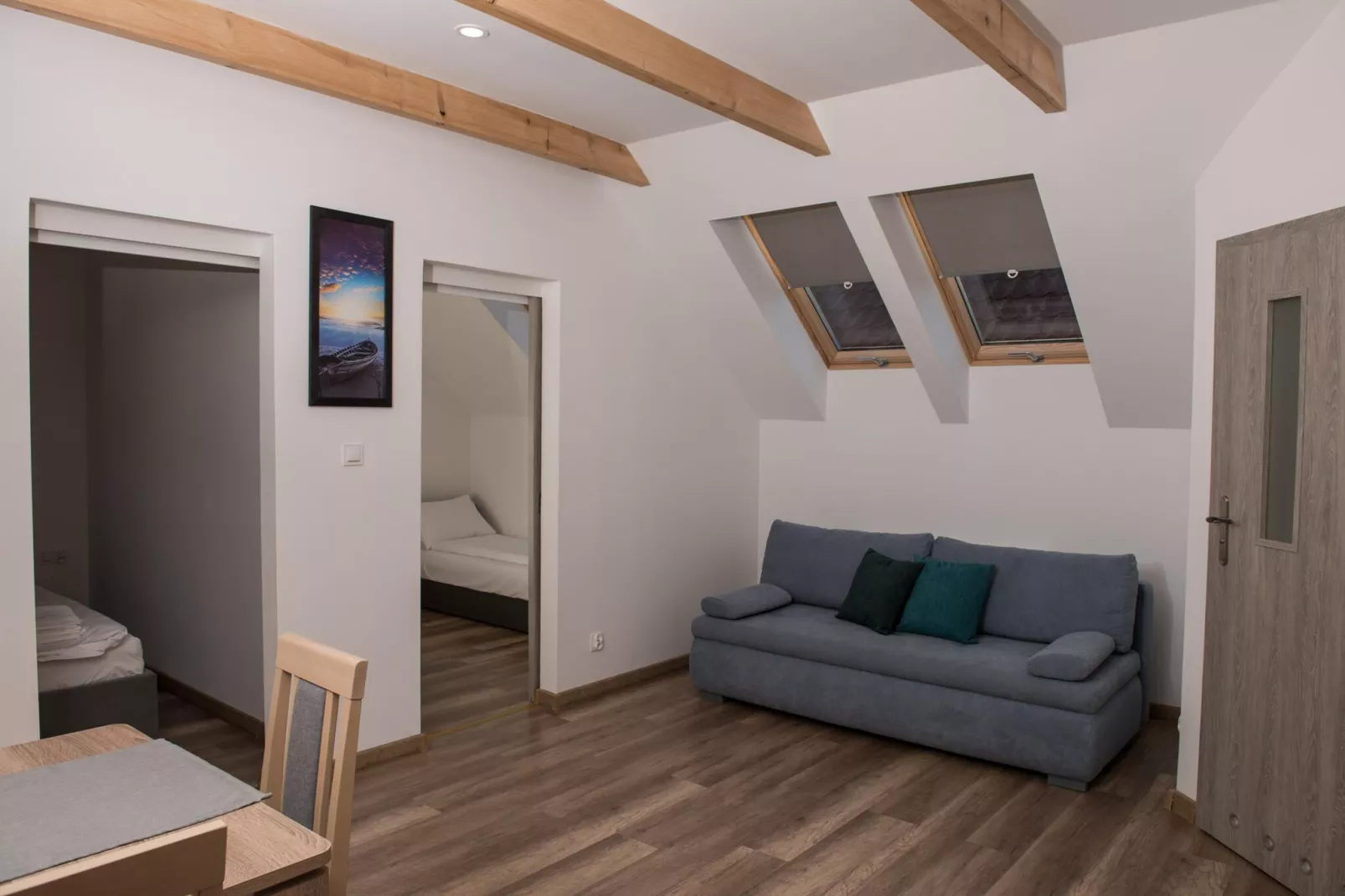 Apartament 6-osobowy piętro Jarosławiec-Woonkamer