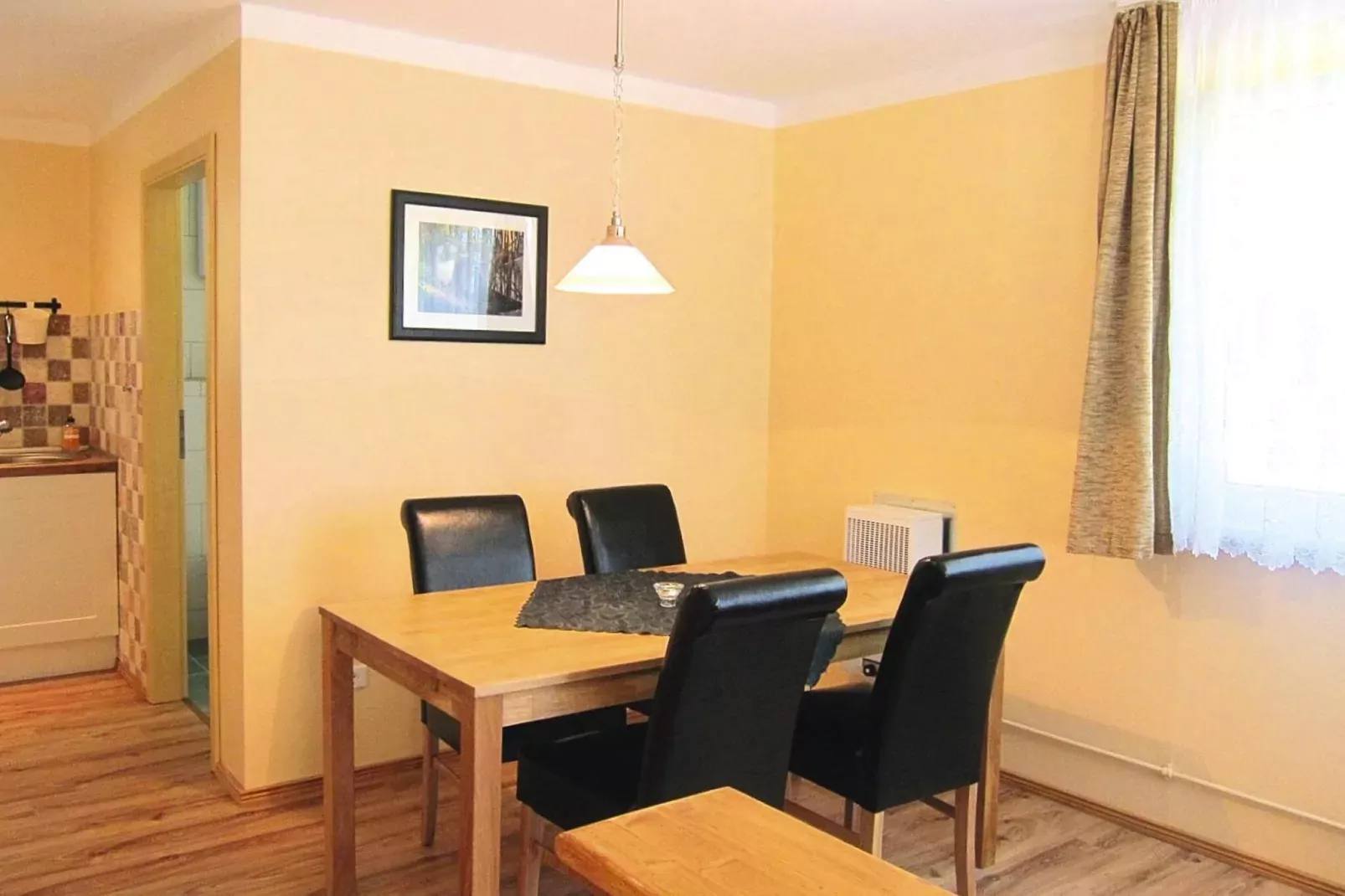 Bungalow deluxe 48 qm-Eetkamer