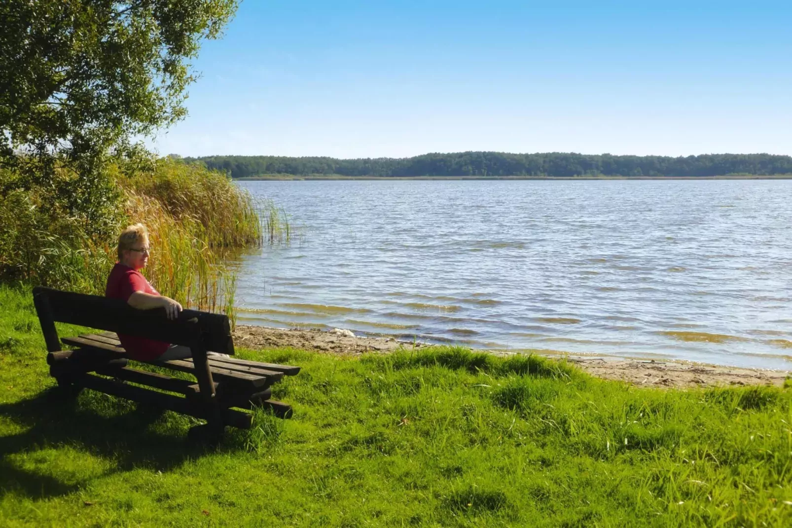 Zum roten Adler-Gebieden zomer 1km