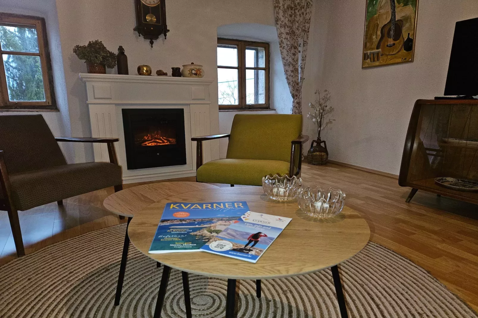 Holiday home Milica - Lovran Dobrec - ca 80 qm für 4 Pers-Woonkamer