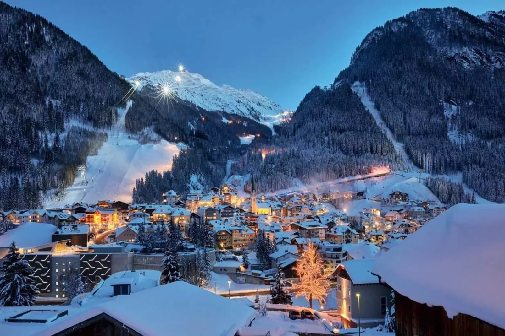 Residenz Fliana-Gebied winter 20km