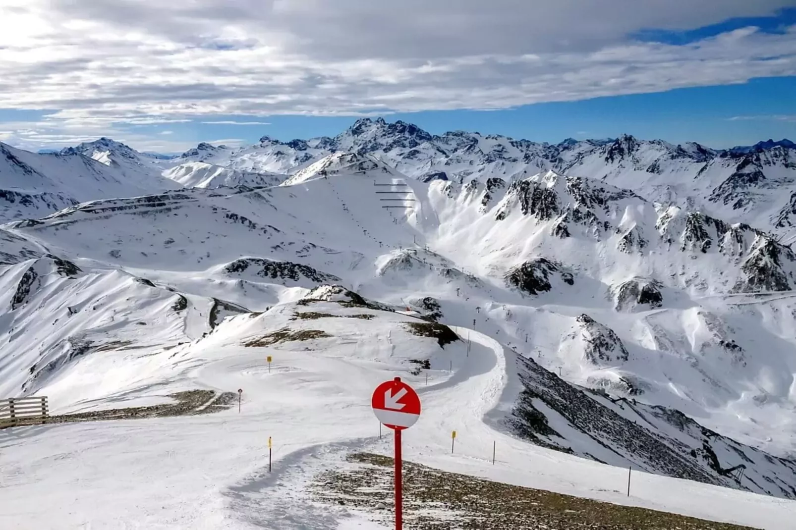 Residenz Fliana-Gebied winter 5km