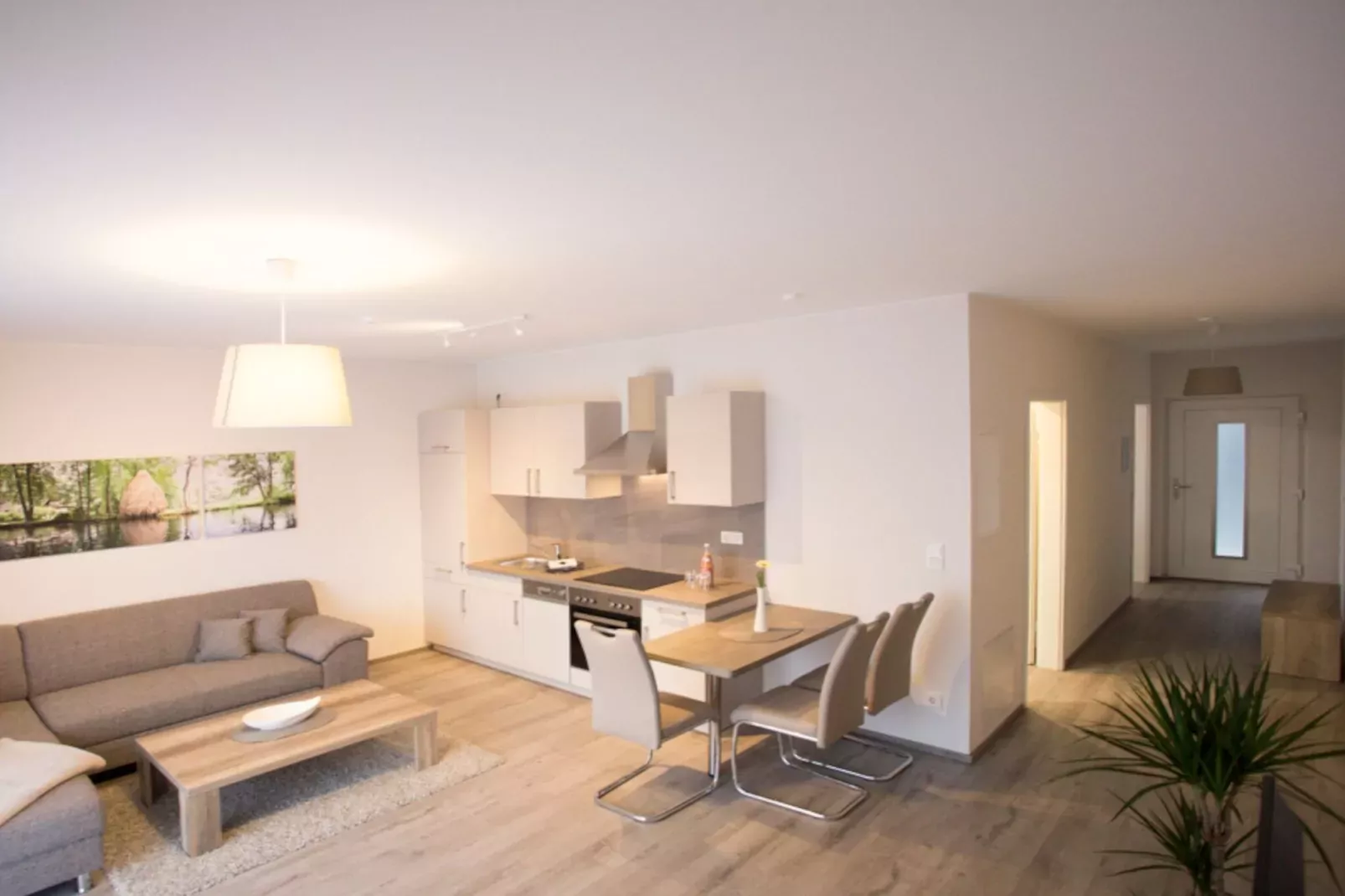 Apartment 65 qm mit Spreeblick-Woonkamer