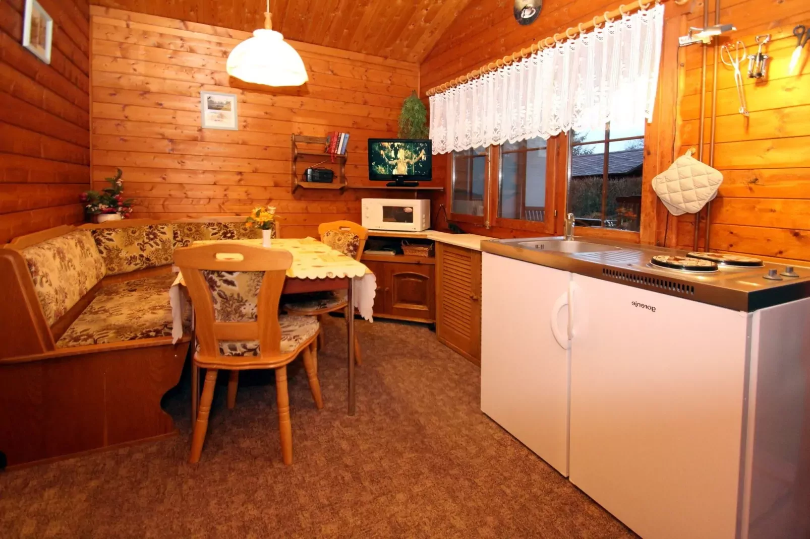 Blockhaus 30 qm-Keuken