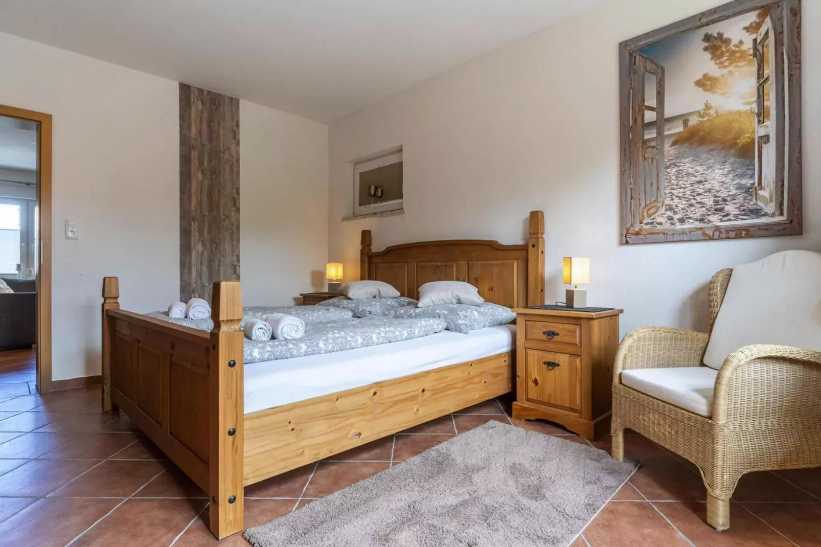 Mellis Ankerplatz Büsum-Slaapkamer