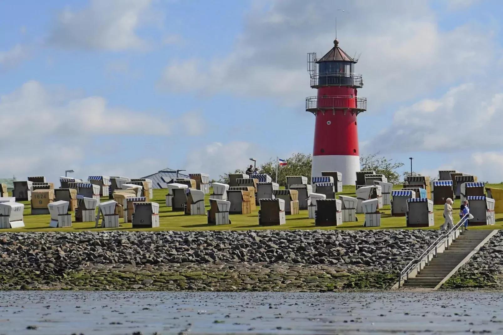 Deichgraf Büsum-Gebieden zomer 1km