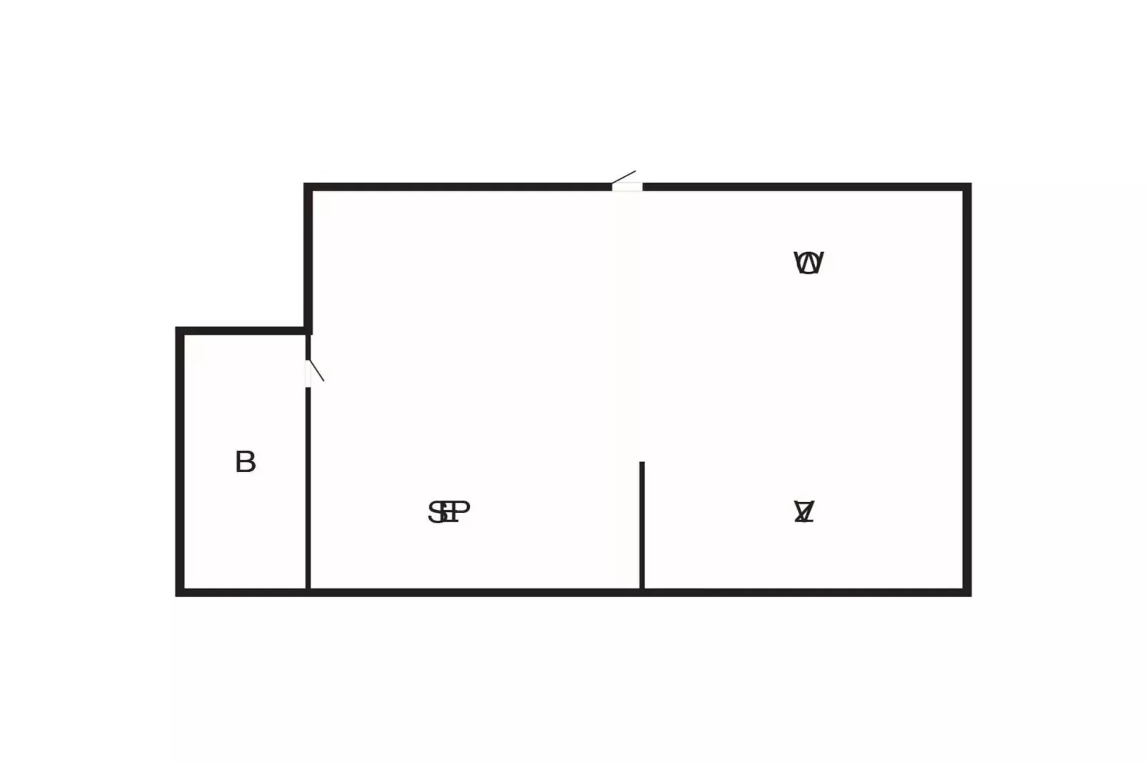 2 pers.lejl. uden køkken/terrasse-Uitzicht