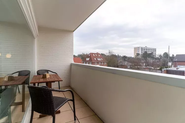 Ferienwohnung Ebbe St Peter-Ording-Terrasbalkon
