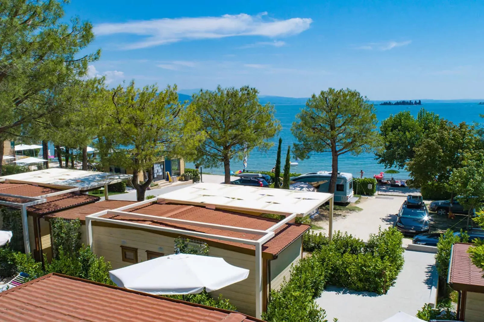 Caravan park della Colombaia, Padenghe sul Garda-CM Piazetta Fam.-Gebieden zomer 5km