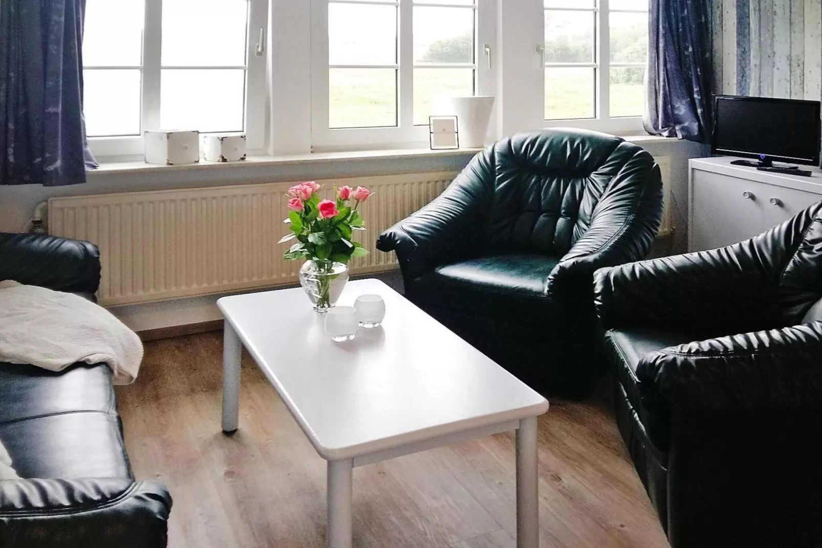 Ferienwohnung bi uns to Hus Tönning-Woonkamer