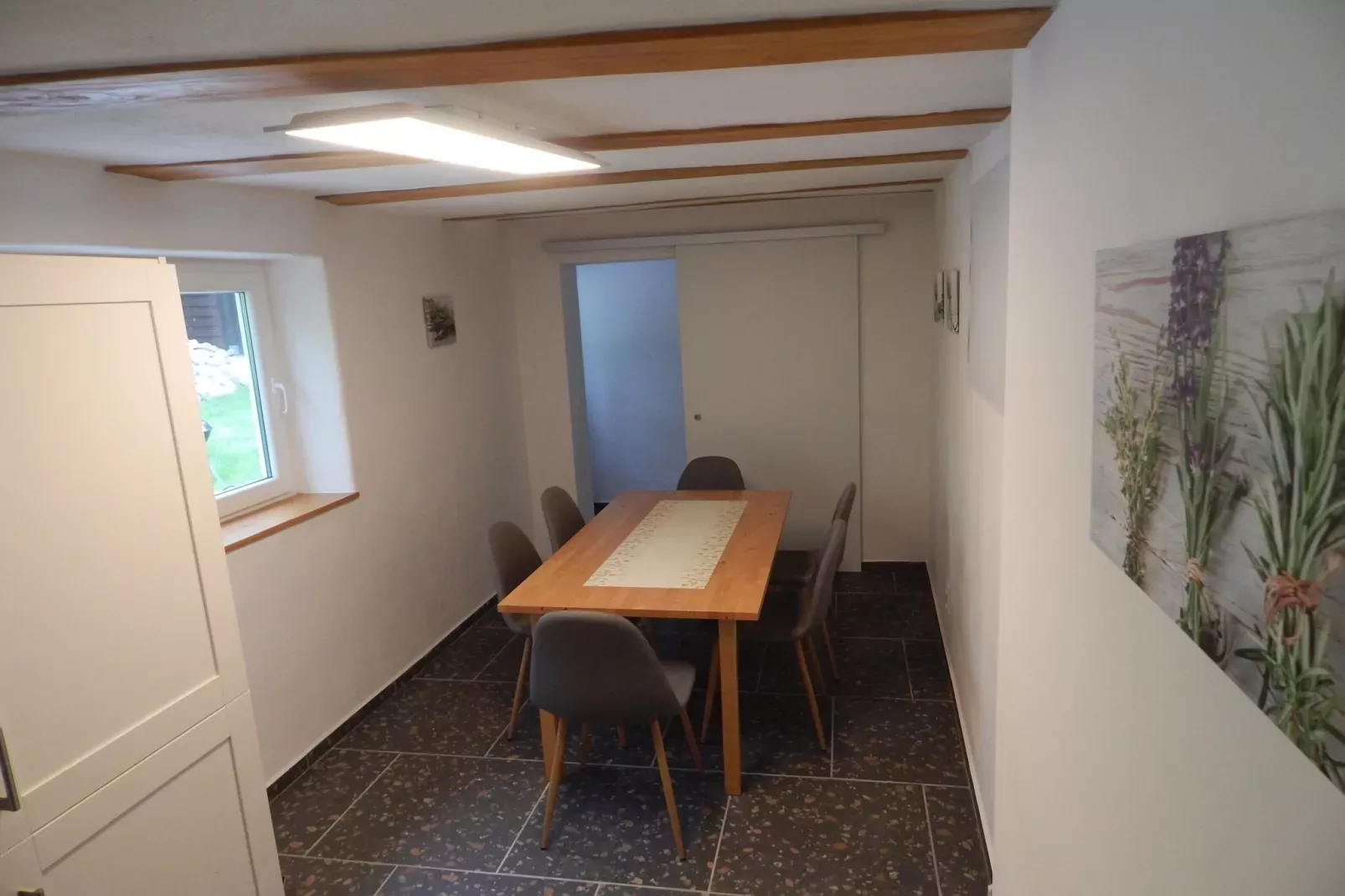 Ferienhaus Mohnblume-Eetkamer