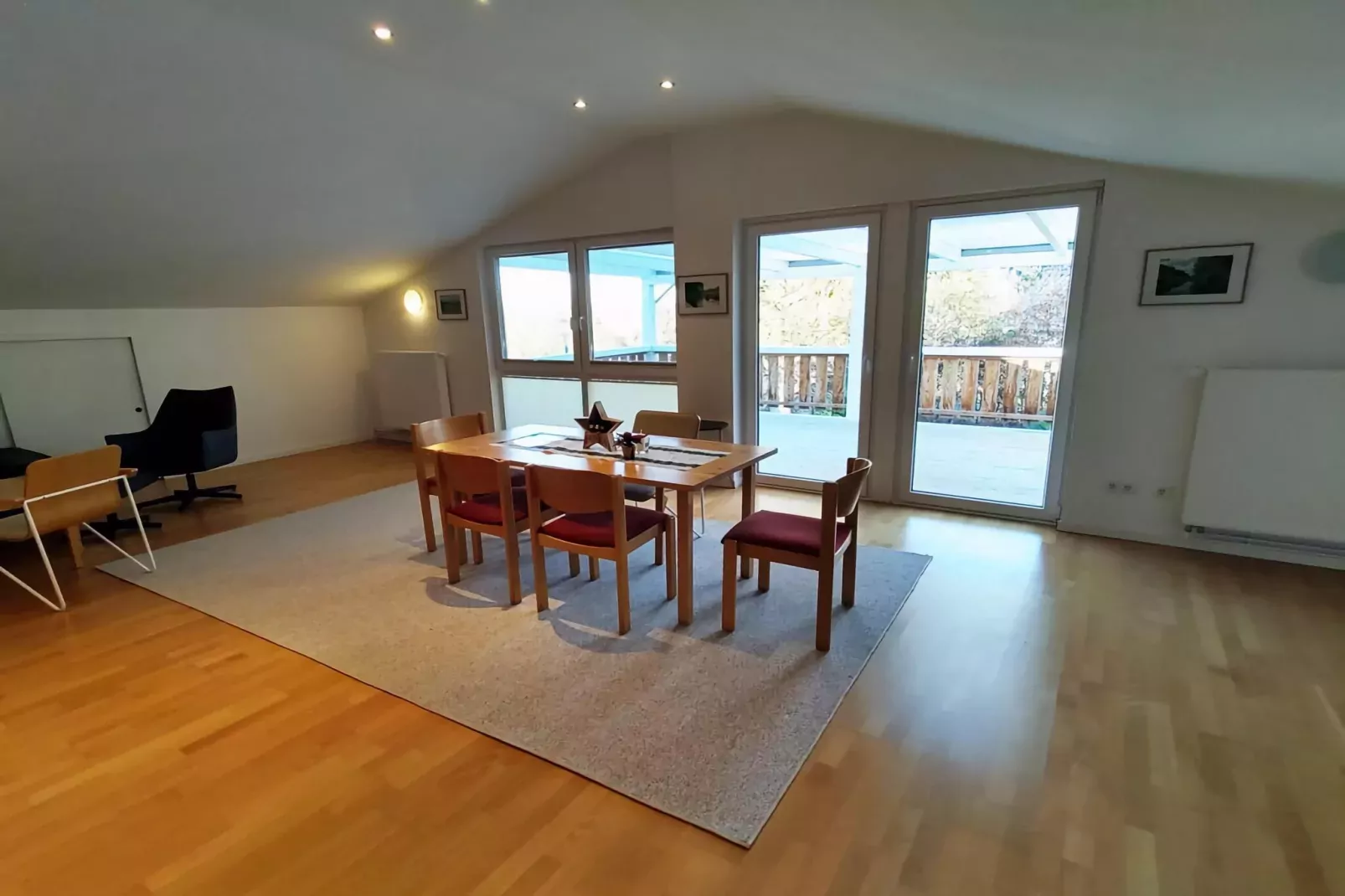Ferienwohnung Holunder-Woonkamer