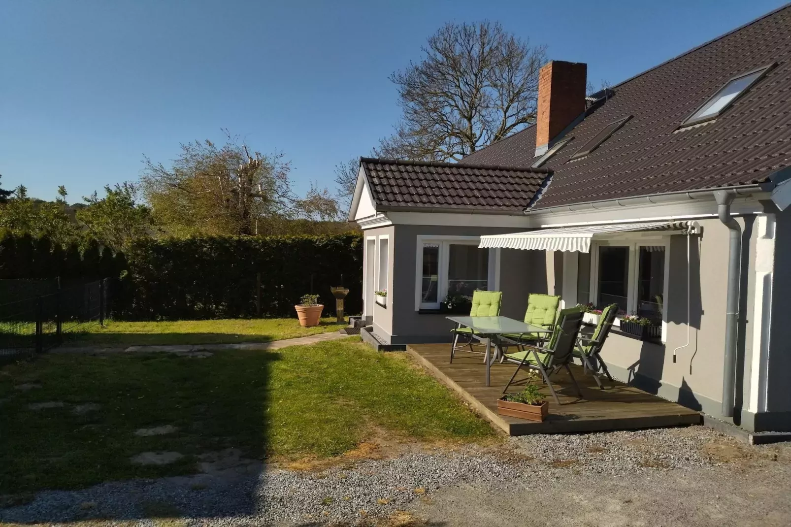 Ferienhaus auf Usedom-Buitenkant zomer