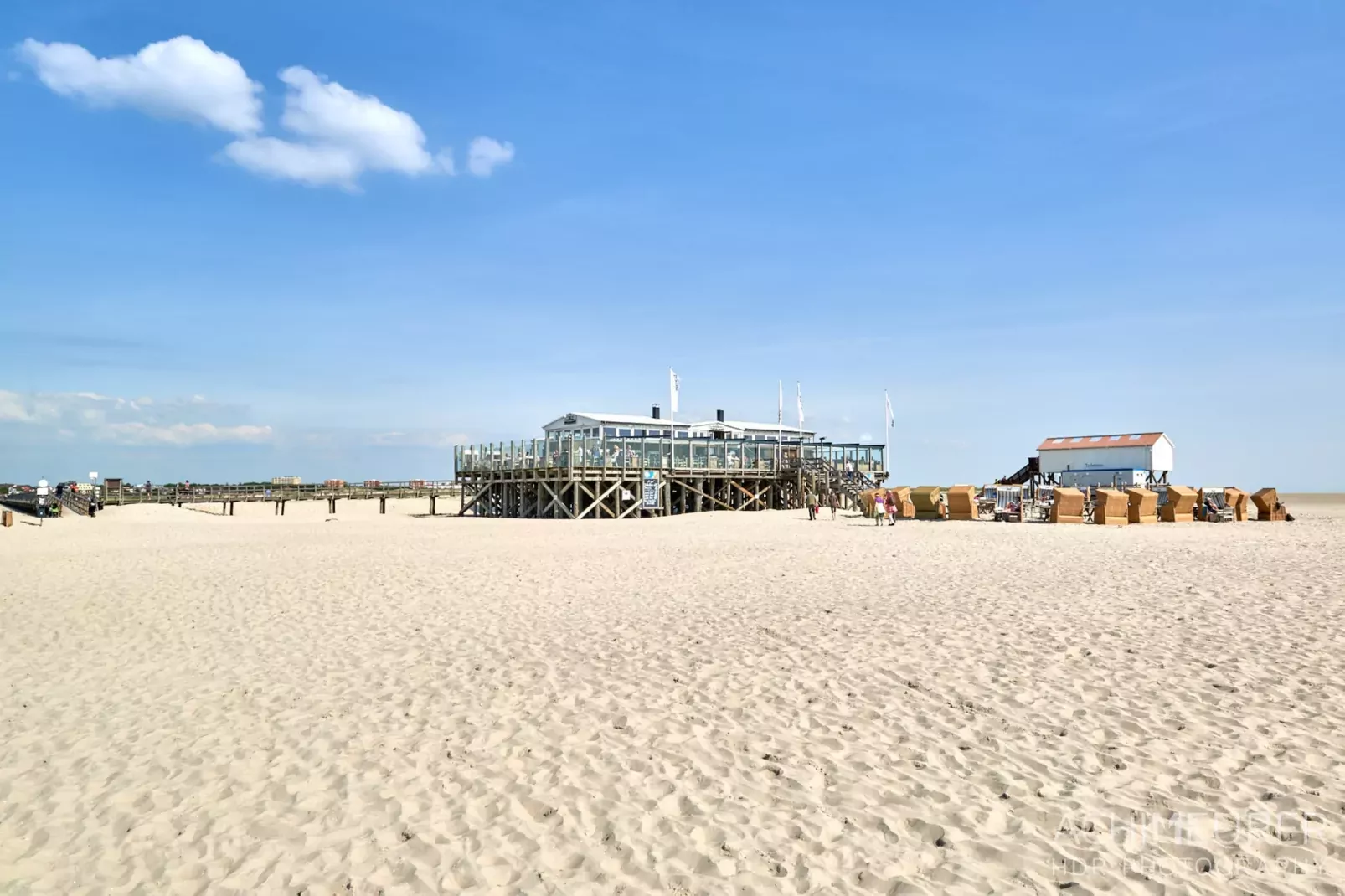 App59 3 Pers St Peter - Ording-Gebieden zomer 1km