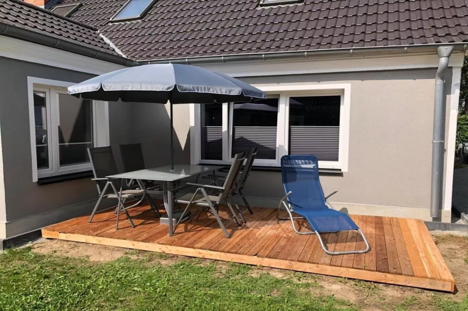 Ferienhaus auf Usedom-Tuinen zomer