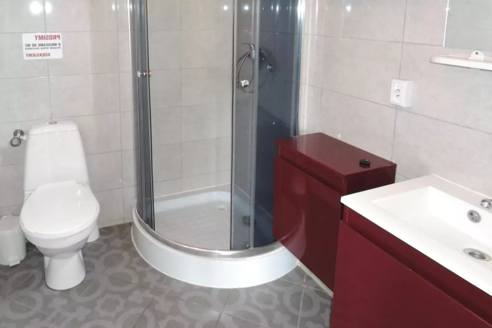 Bungalow Pod lipą Wrzosowo-Badkamer
