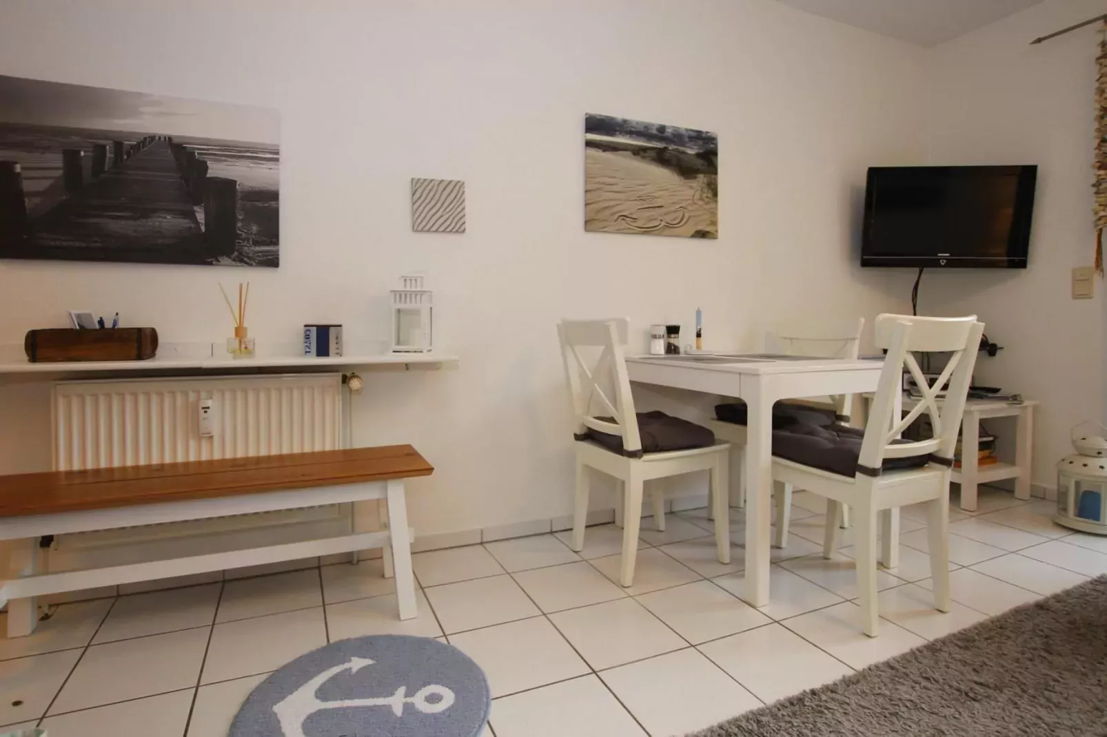 Ferienwohnung Tante Helene 3 Pers Garding-Eetkamer