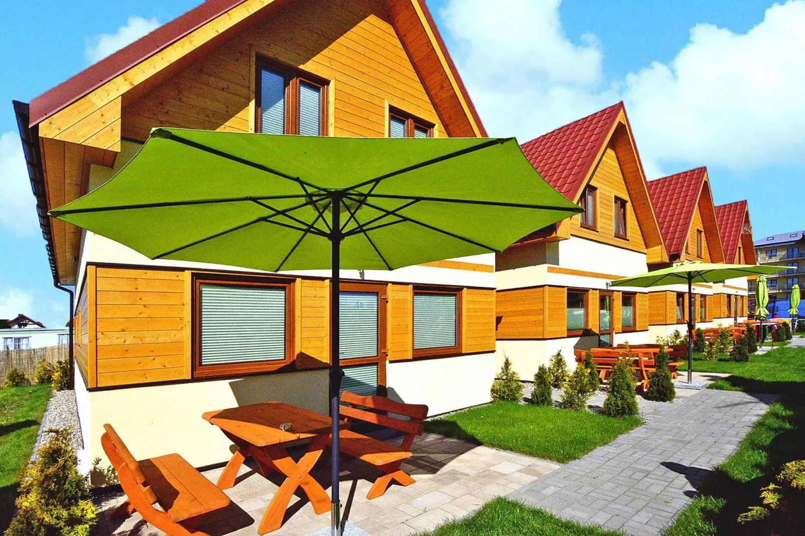 Domki wakacyjne dla 6 osób Sarbinowo-Buitenkant zomer