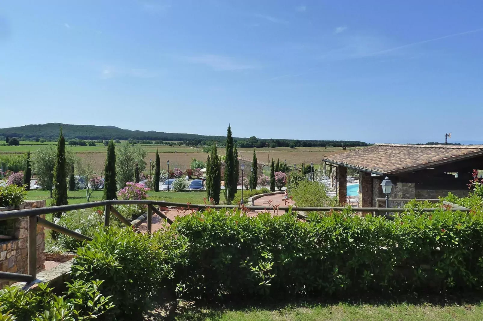 Holiday resort Antico Borgo Casalappi Campiglia Marittima - Type Trilo A-1 primo piano 2 livelli-Tuinen zomer
