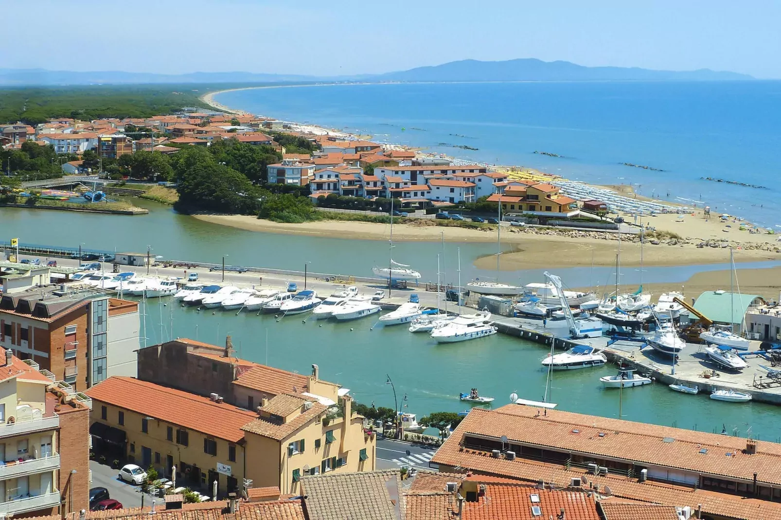 Ferienanlage Azienda Canova Seconda Marina di Grosseto Mono  im OG Haupth/Verwalterhaus Garten