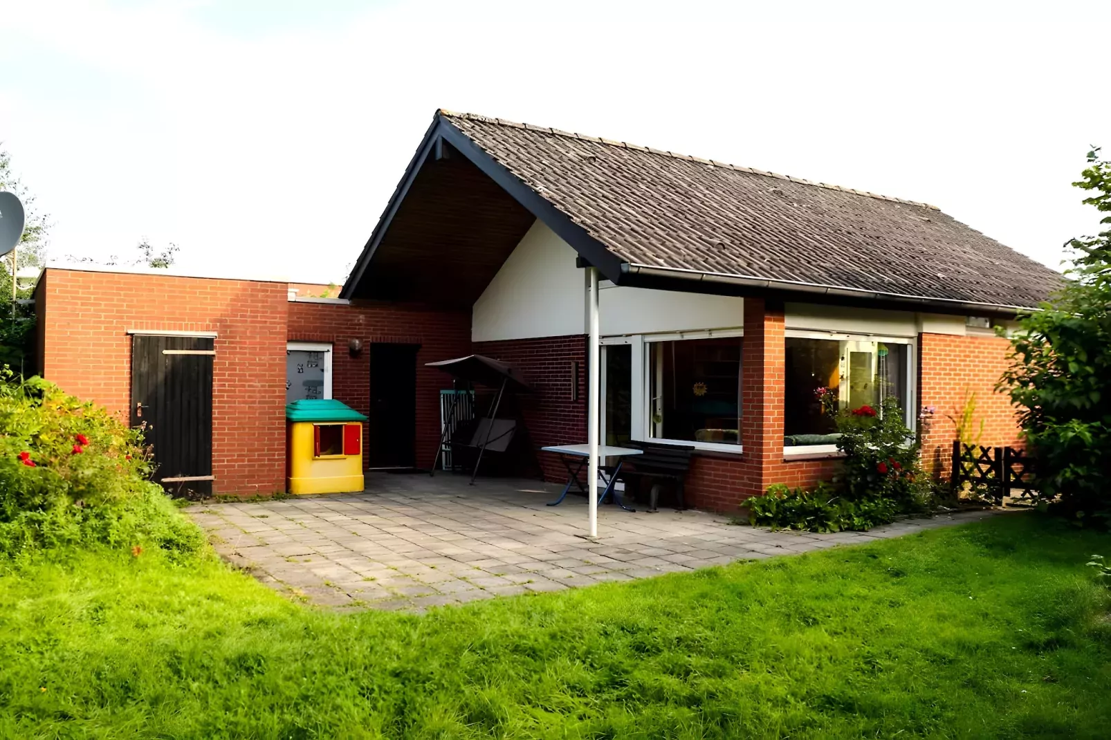 Nordsee Ferienhaus Lindner-Buitenkant zomer